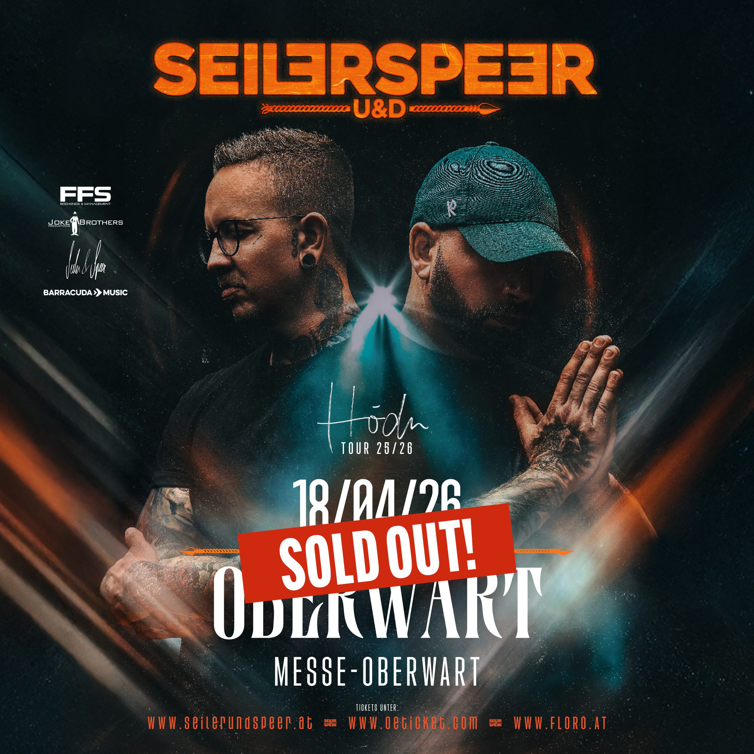 Seiler und Speer am 18. April 2026 @ Burgenlandhalle Oberwart. Seiler und Speer am 18. April 2026 @ Burgenlandhalle Oberwart.