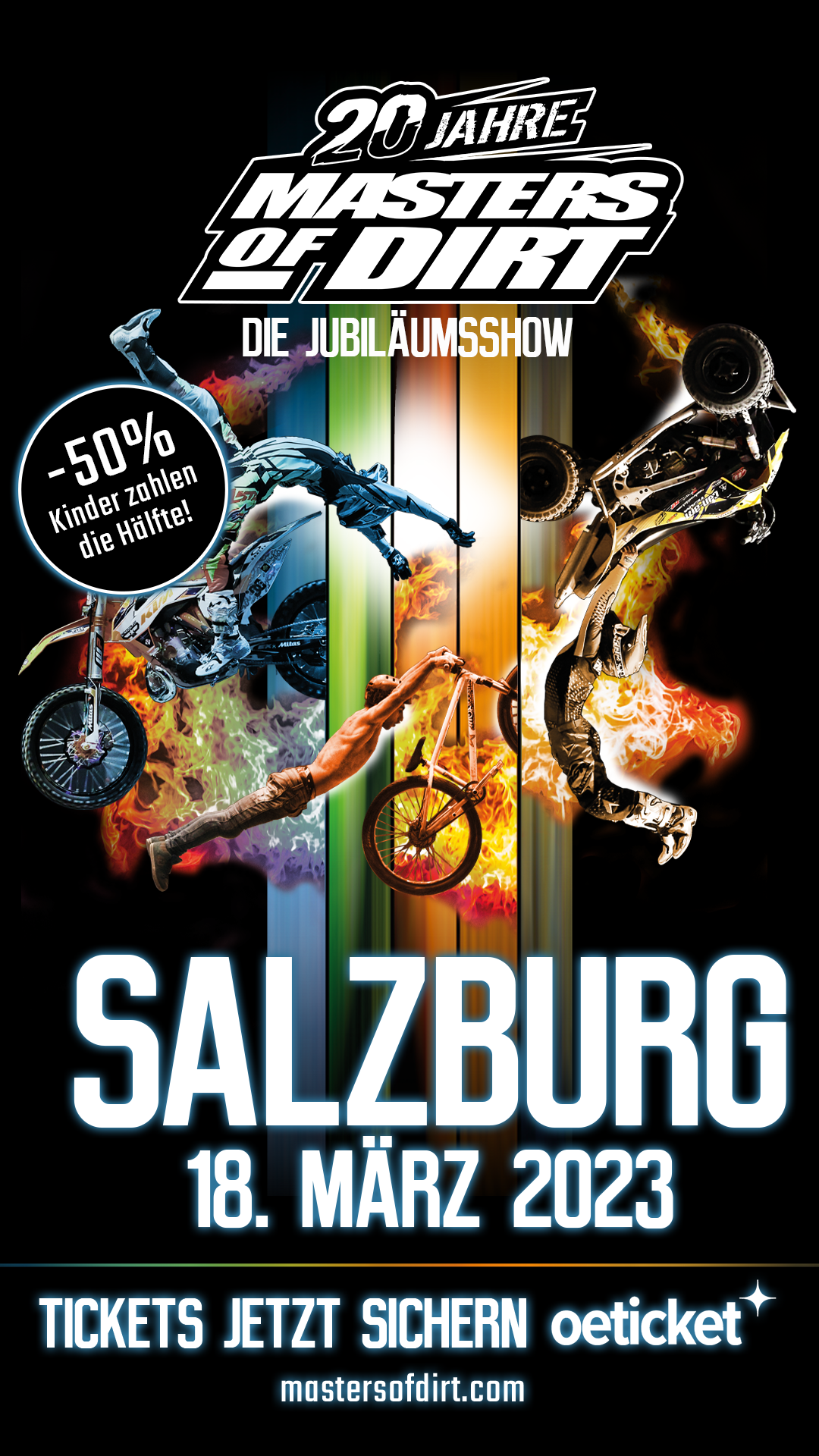 Masters of Dirt am 18. March 2023 @ Salzburgarena. Masters of Dirt am 18. March 2023 @ Salzburgarena.