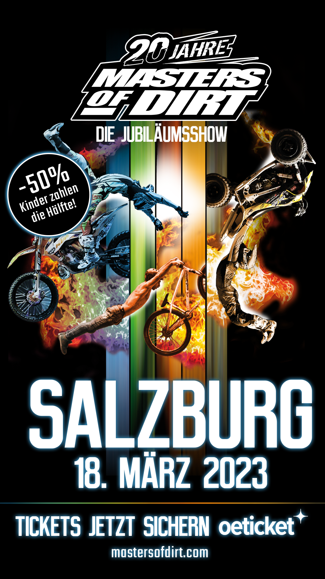 Masters of Dirt am 18. March 2023 @ Salzburgarena.