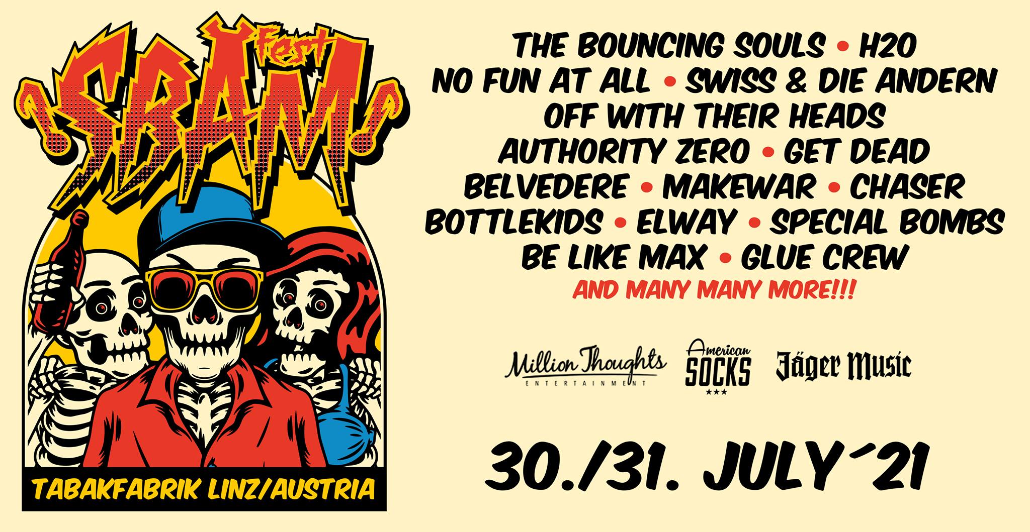 SBÄM Fest am 30. July 2021 @ Tabakfabrik Linz. SBÄM Fest am 30. July 2021 @ Tabakfabrik Linz.