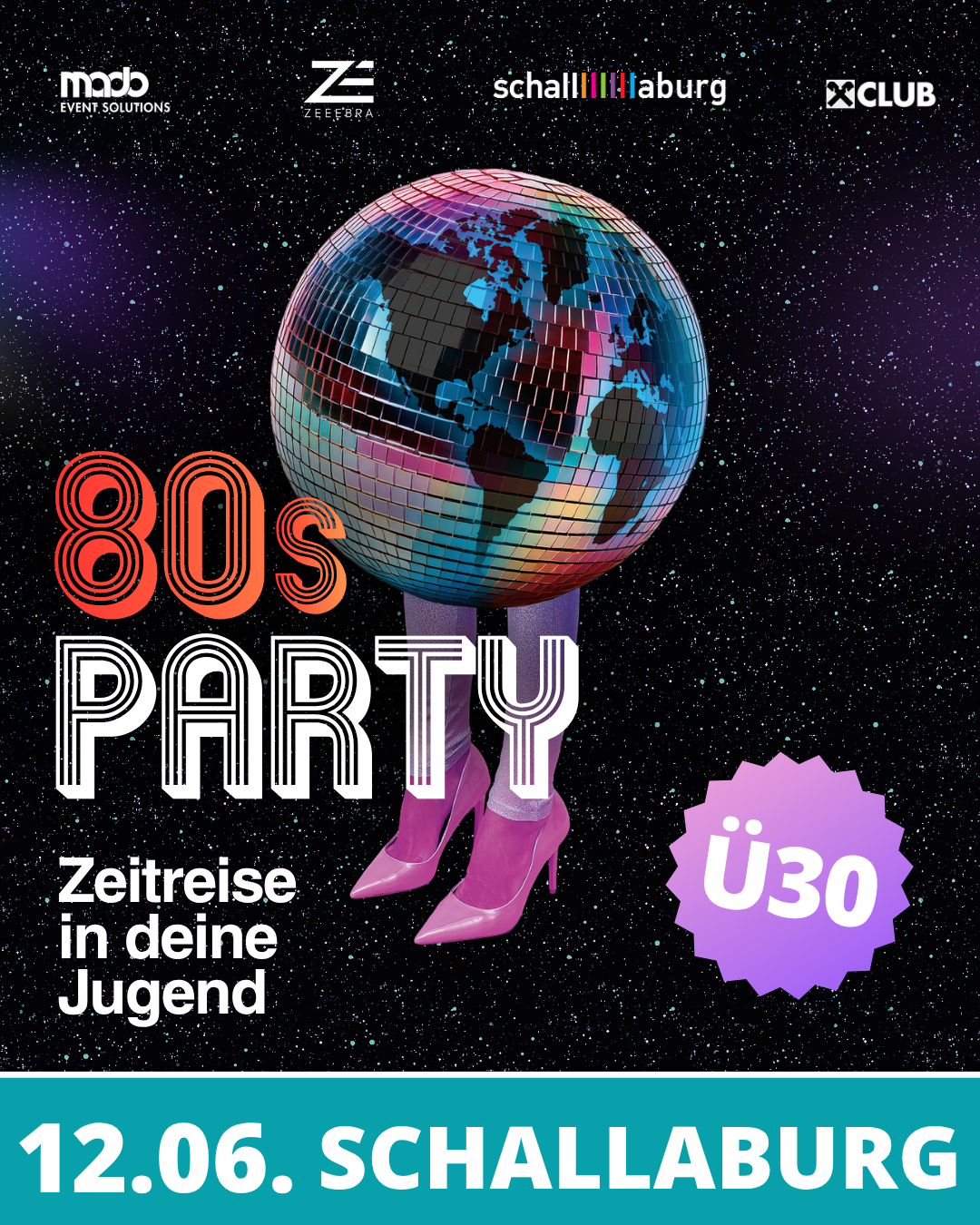 80s Party auf der Schallaburg am 12. June 2026 @ Schallaburg, Schlossgarten.