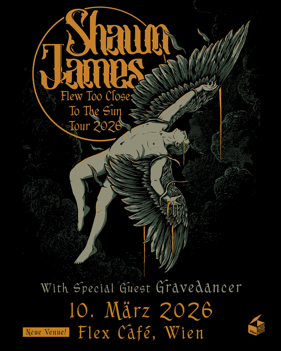 Shawn James am 10. March 2026 @ Flex - Café.