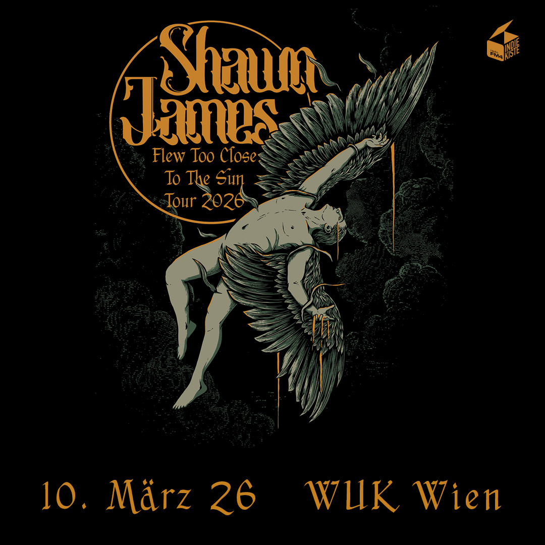 Shawn James am 10. March 2026 @ WUK.