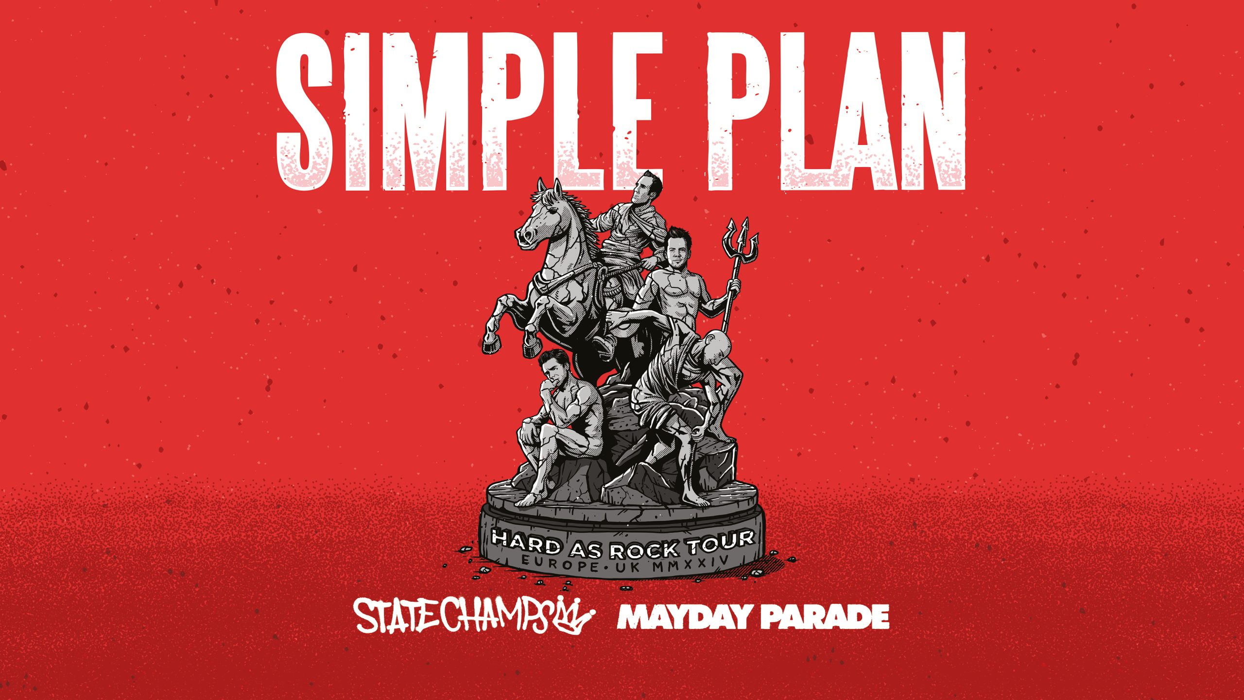 Simple Plan am 30. January 2024 @ Raiffeisen Halle (früher: Planet.tt Gasometer).