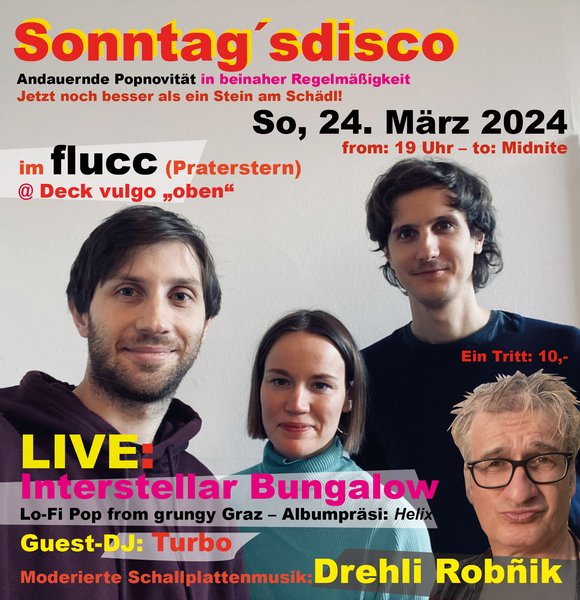 Sonntags´disco am 24. March 2024 @ Flucc. Sonntags´disco am 24. March 2024 @ Flucc.