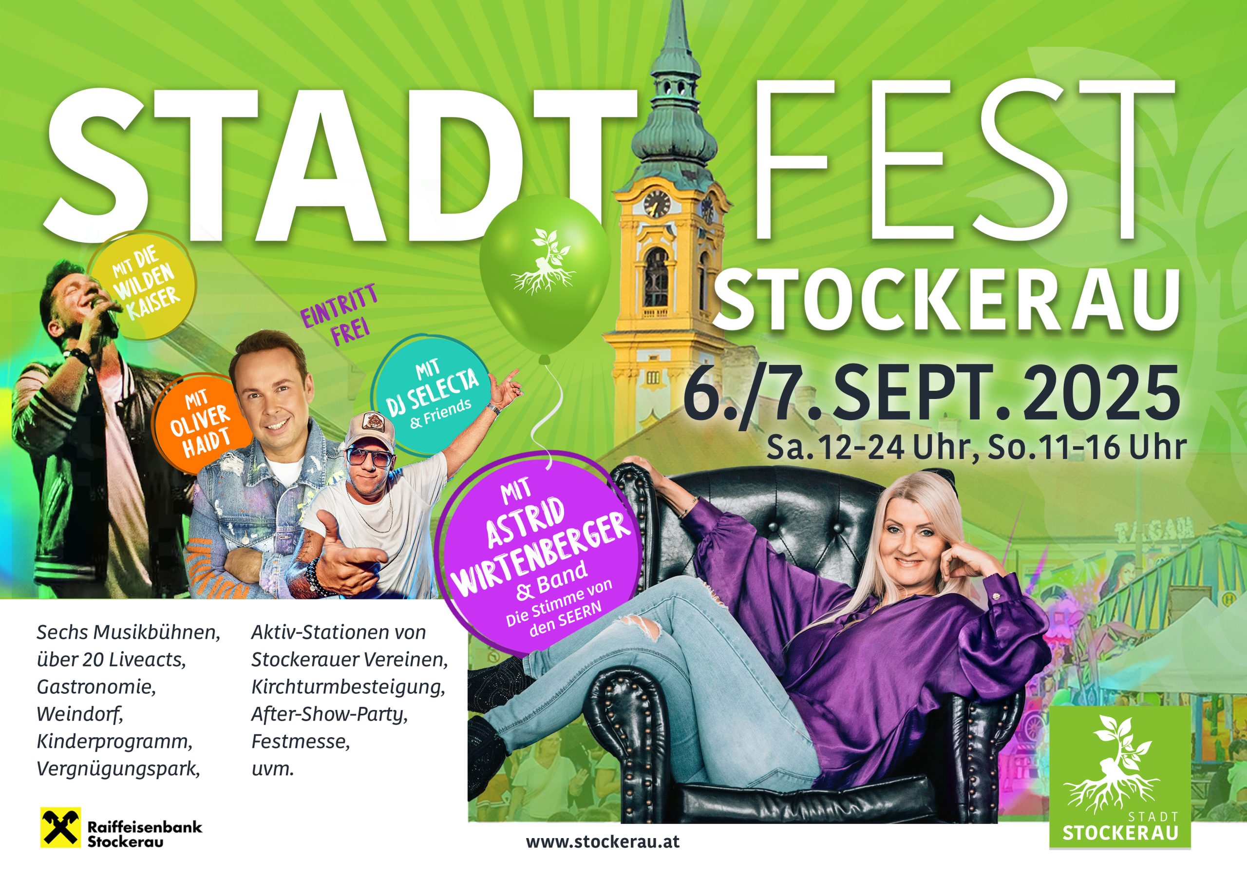 Stadtfest Stockerau 2025 am 6. September 2025 @ Stockerau.