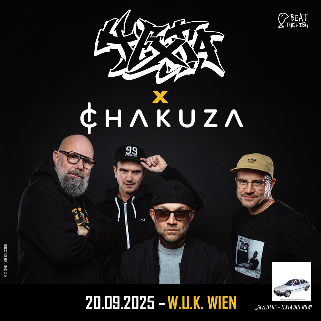 TEXTA X CHAKUZA am 20. September 2025 @ WUK.