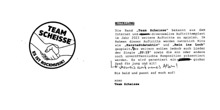 Team Scheisse
