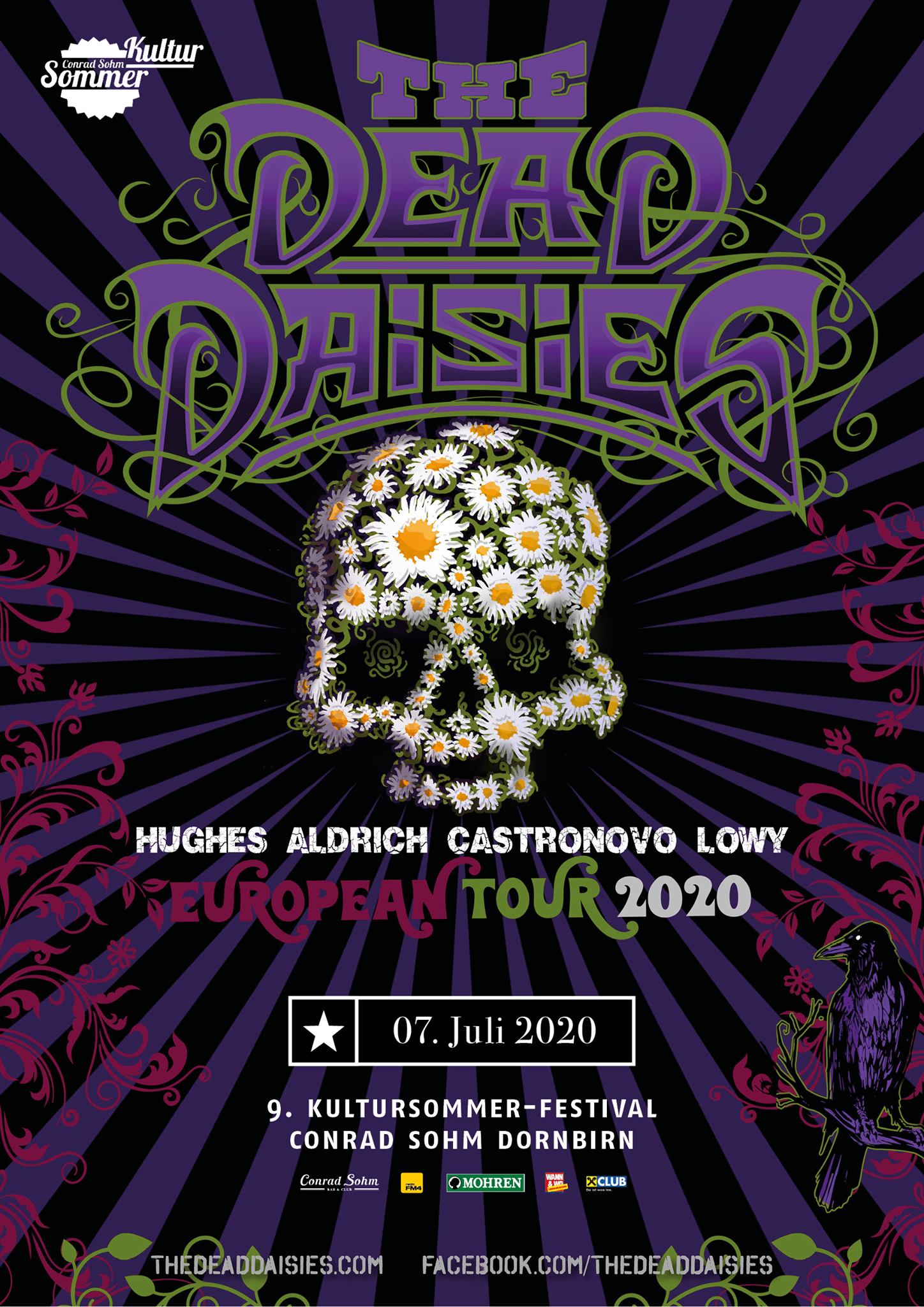 The Dead Daisies am 7. July 2020 @ Conrad Sohm. The Dead Daisies am 7. July 2020 @ Conrad Sohm.