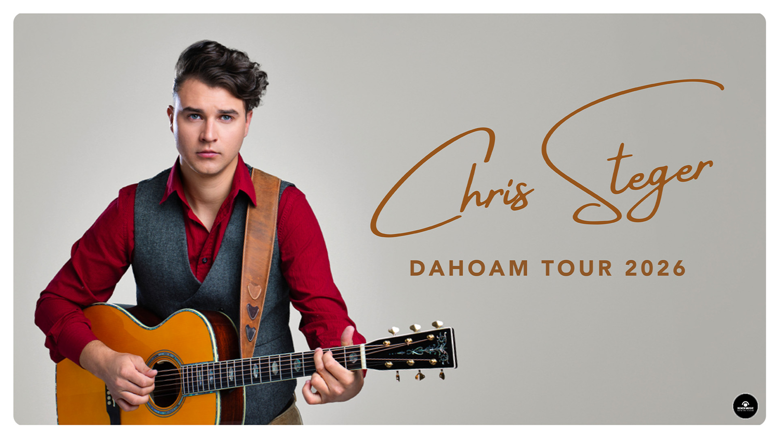 Chris Steger & Band am 30. October 2026 @ Orpheum Graz.
