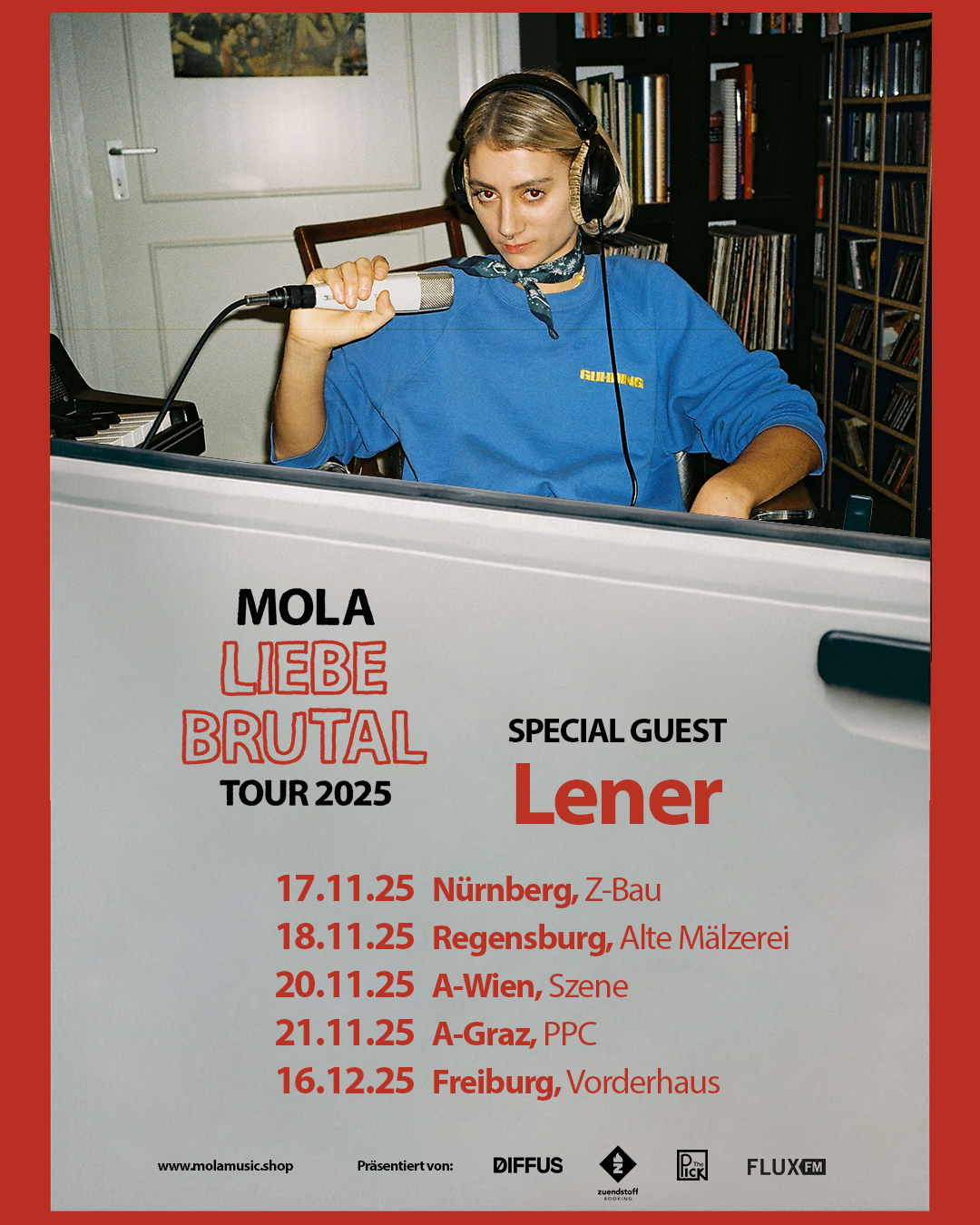 Mola am 20. November 2025 @ Szene Wien.