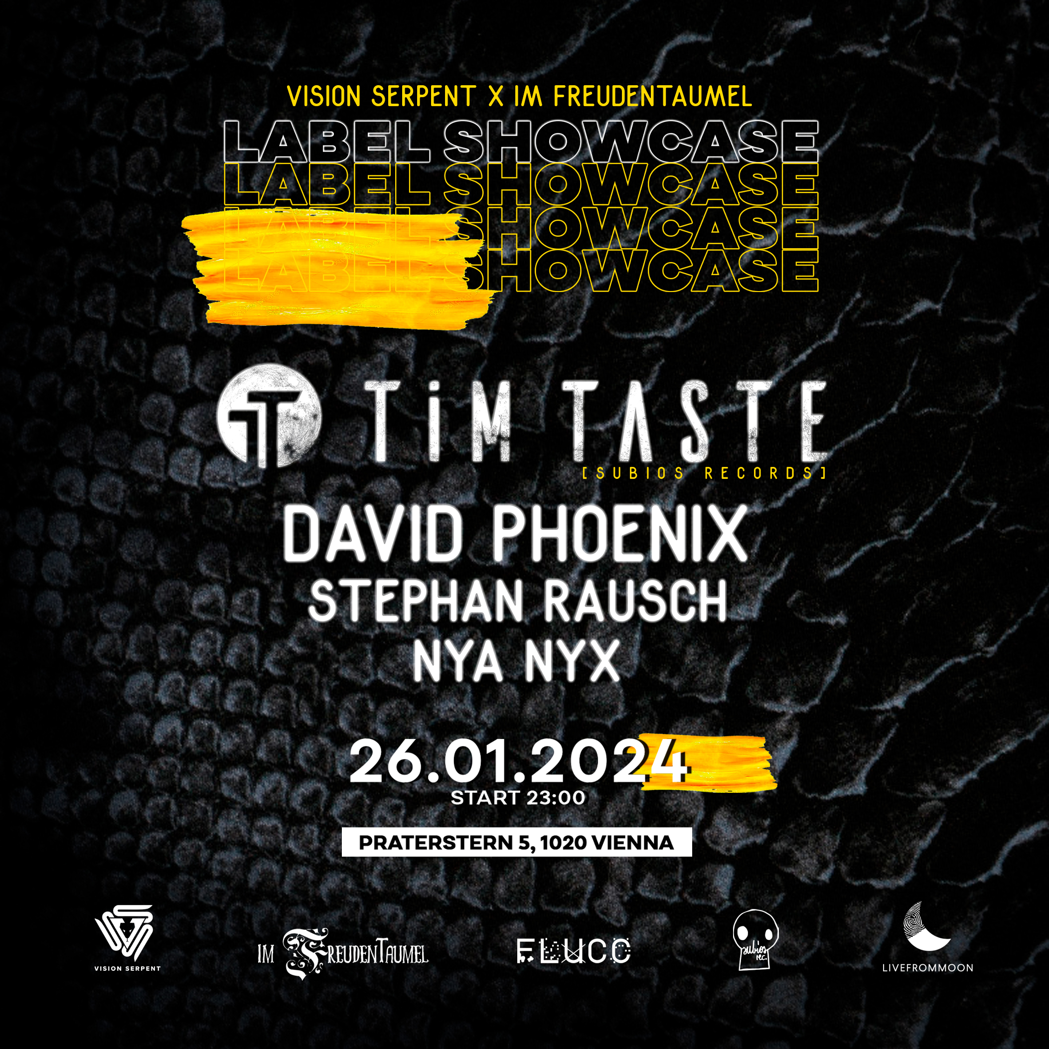 Vision Serpent x Im Freudentaumel w/ TiM Taste am 26. January 2024 @ . Vision Serpent x Im Freudentaumel w/ TiM Taste am 26. January 2024 @ .