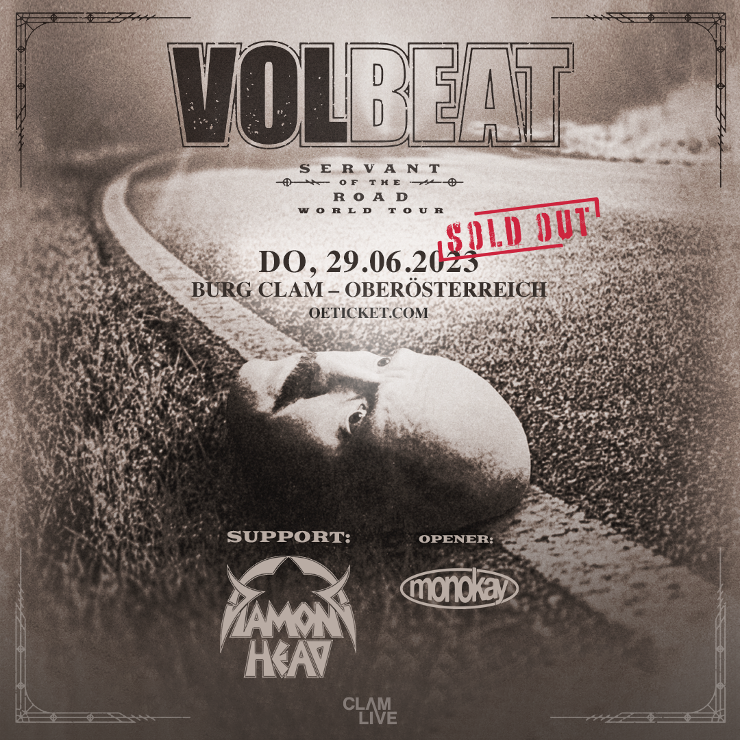 VOLBEAT am 29. June 2023 @ Burg Clam. VOLBEAT am 29. June 2023 @ Burg Clam.