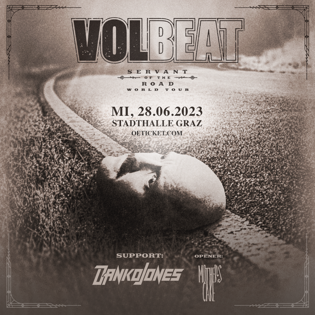 Volbeat am 28. June 2023 @ Stadthalle Graz.