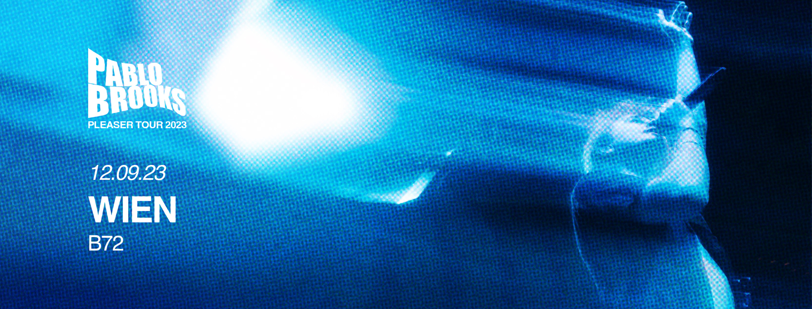 Pablo Brooks am 12. September 2023 @ B72. Pablo Brooks am 12. September 2023 @ B72.