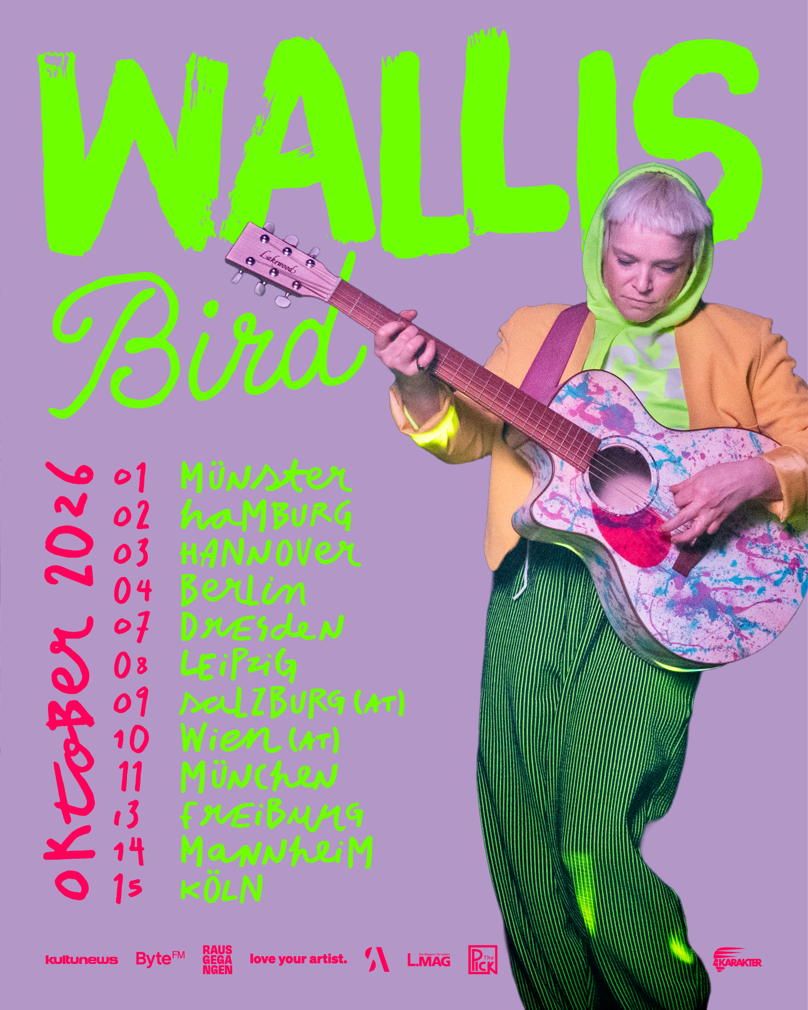 Wallis Bird am 10. October 2026 @ Flucc.