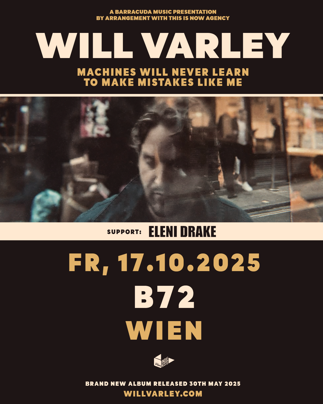 Will Varley am 17. October 2025 @ B72. Will Varley am 17. October 2025 @ B72.