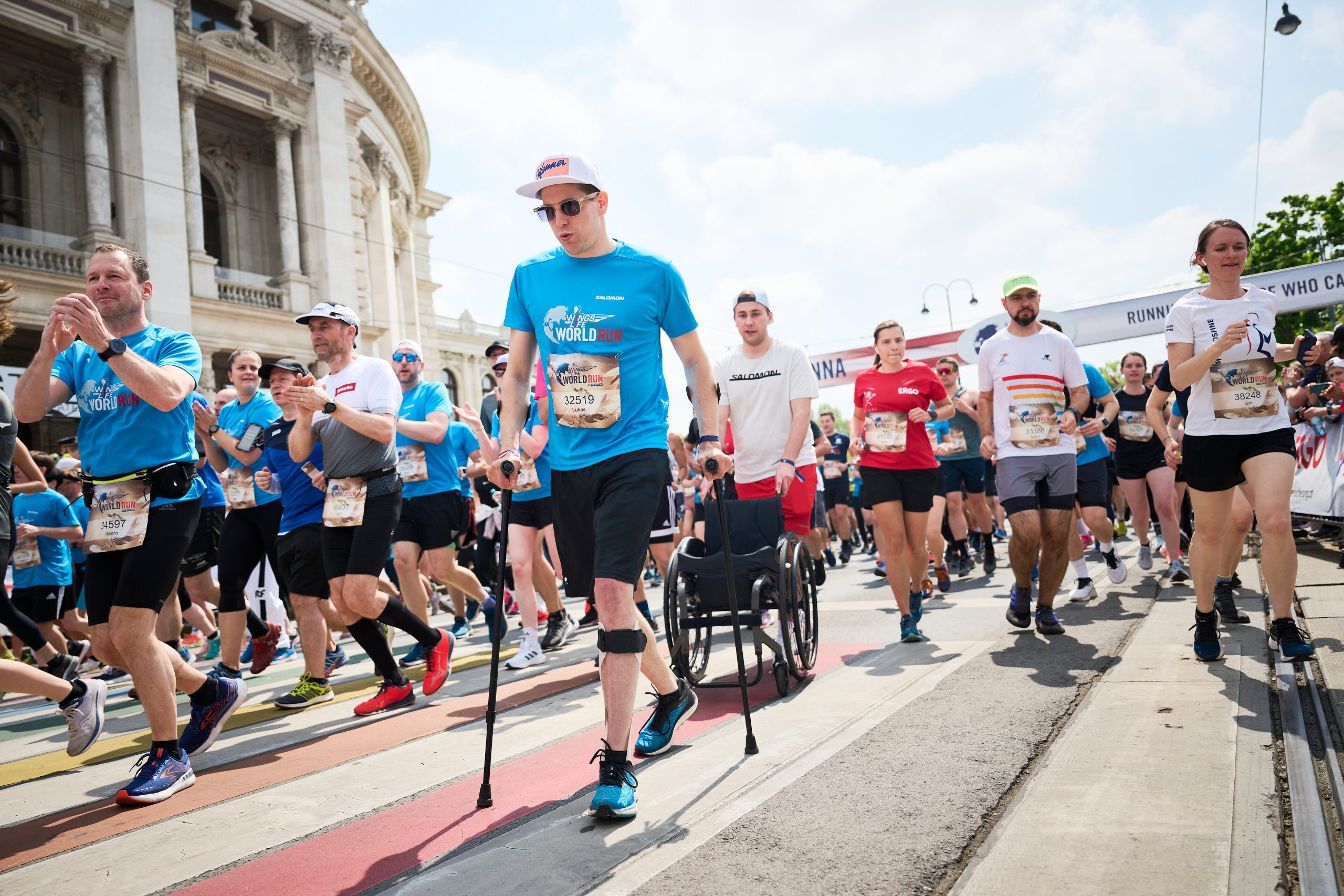 Wings For Life World Run 2024 am 5. May 2024 @ Wien.