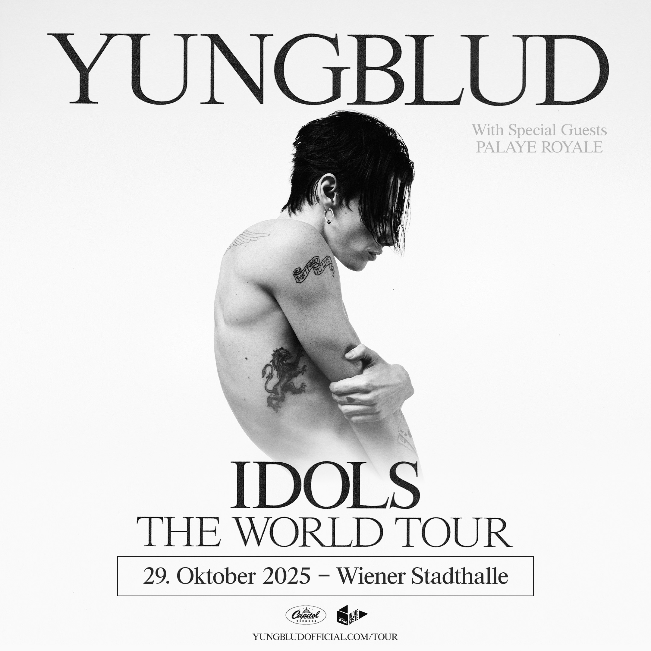 YUNGBLUD am 29. October 2025 @ Wiener Stadthalle - Halle D.