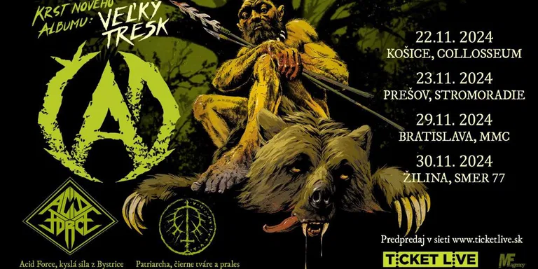 ČAD am 29. November 2024 @ Majestic Music Club. ČAD am 29. November 2024 @ Majestic Music Club.