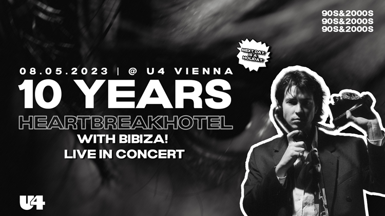 Bibiza 🖤 10 Years Heartbreak Hotel am 8. May 2024 @ U4. Bibiza 🖤 10 Years Heartbreak Hotel am 8. May 2024 @ U4.