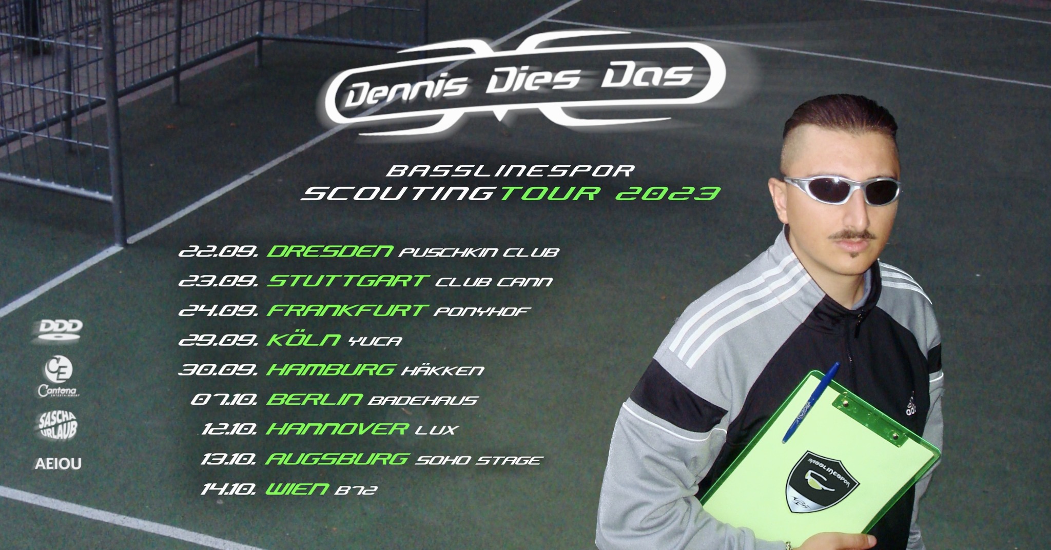 DENNIS DIES DAS am 14. October 2023 @ B72. DENNIS DIES DAS am 14. October 2023 @ B72.