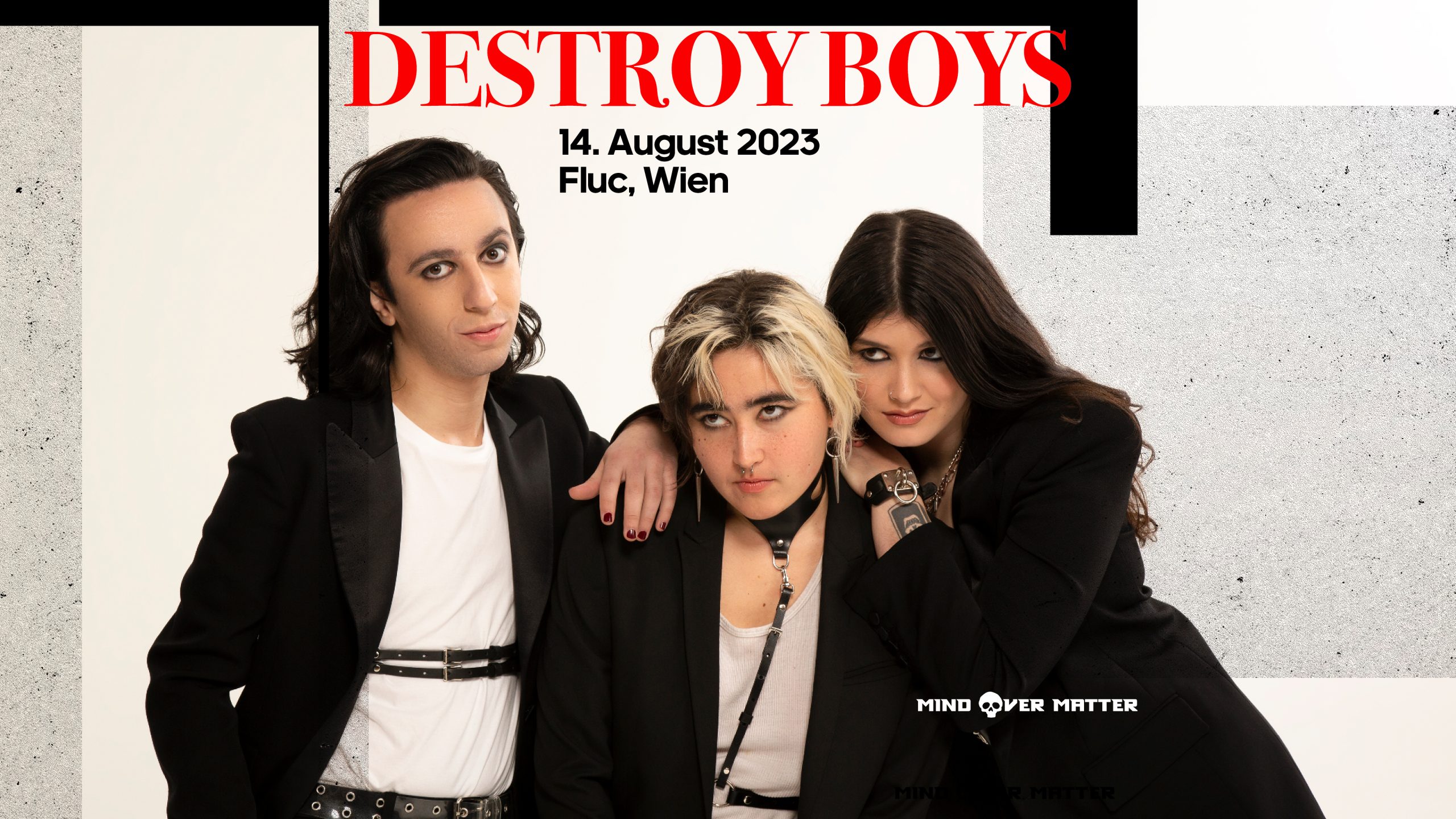 Destroy Boys am 14. August 2023 @ Fluc. Destroy Boys am 14. August 2023 @ Fluc.