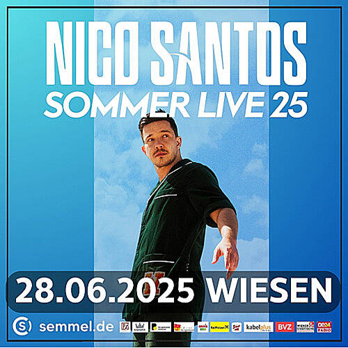 Nico Santos am 28. June 2025 @ Festivalgelände Wiesen.