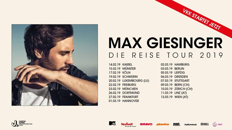 Max Giesinger am 12. March 2019 @ WUK.