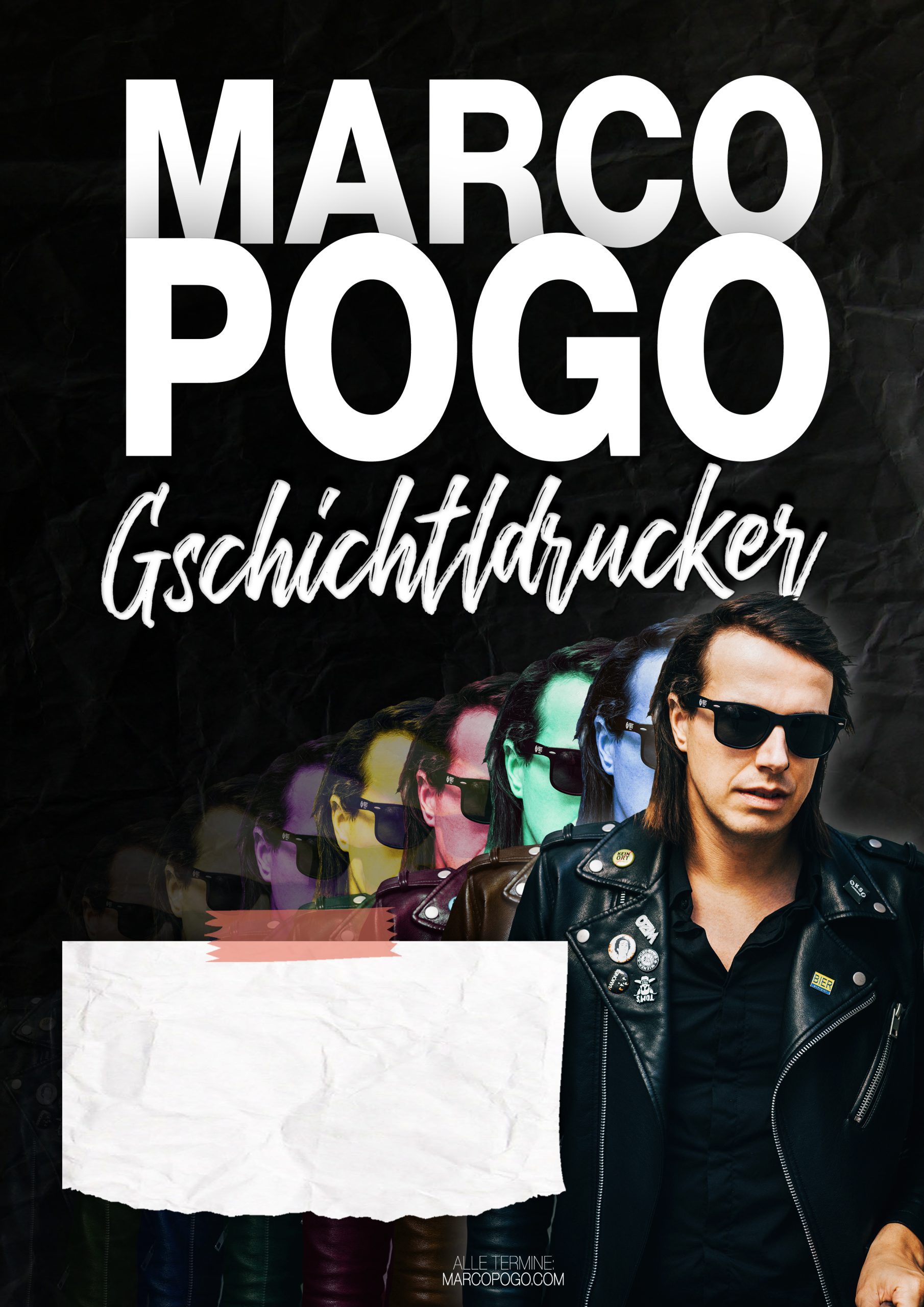 Marco Pogo - Gschichtldrucker am 26. April 2023 @ Stadtsaal Wien. Marco Pogo - Gschichtldrucker am 26. April 2023 @ Stadtsaal Wien.