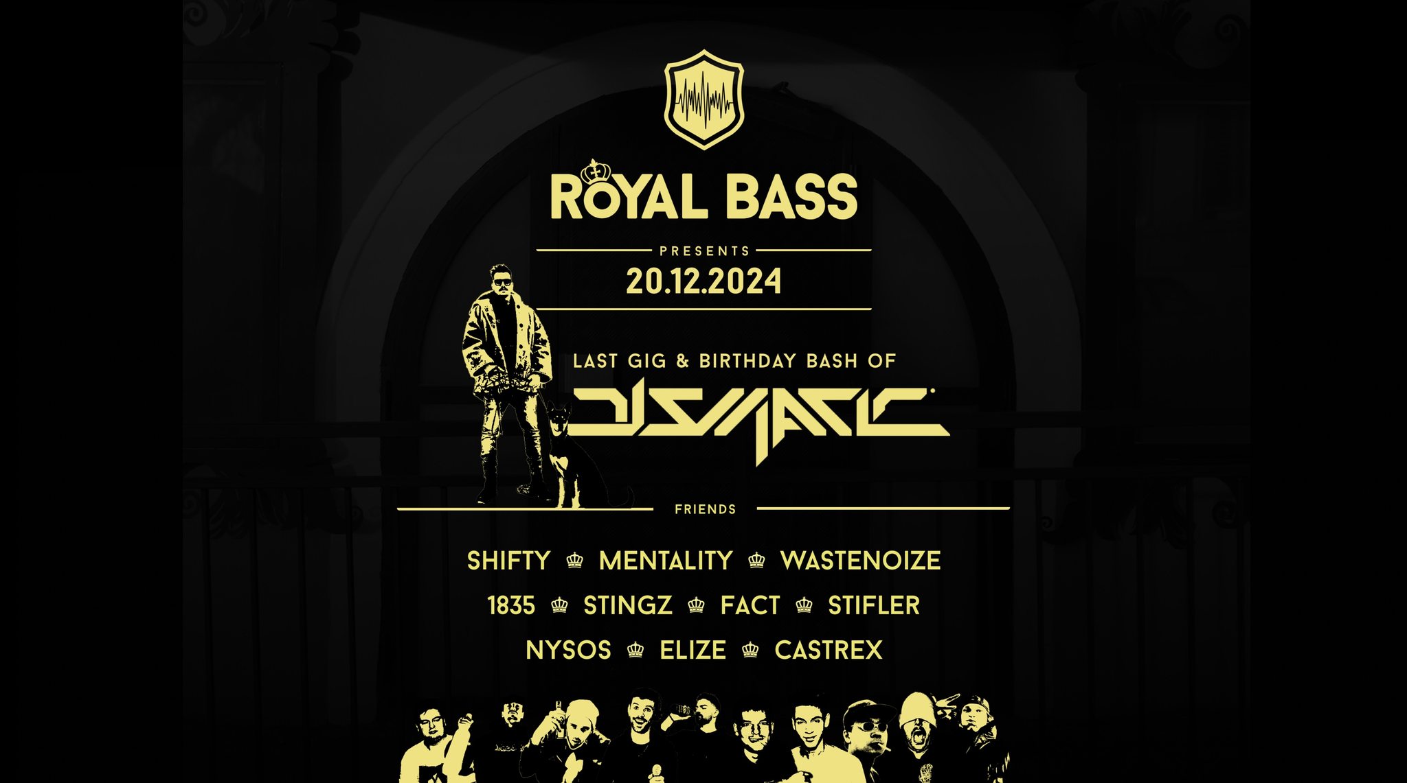 ROYAL BASS pres. LAST GIG & BIRTHDAY BASH am 20. December 2024 @ Kupferdachl. ROYAL BASS pres. LAST GIG & BIRTHDAY BASH am 20. December 2024 @ Kupferdachl.