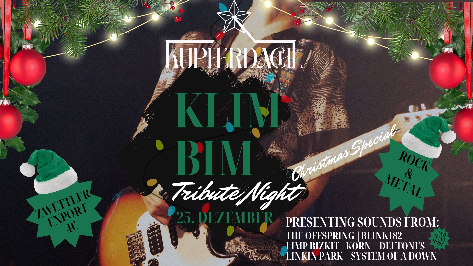 KLIMBIM Tribute Night am 25. December 2024 @ Kupferdachl. KLIMBIM Tribute Night am 25. December 2024 @ Kupferdachl.