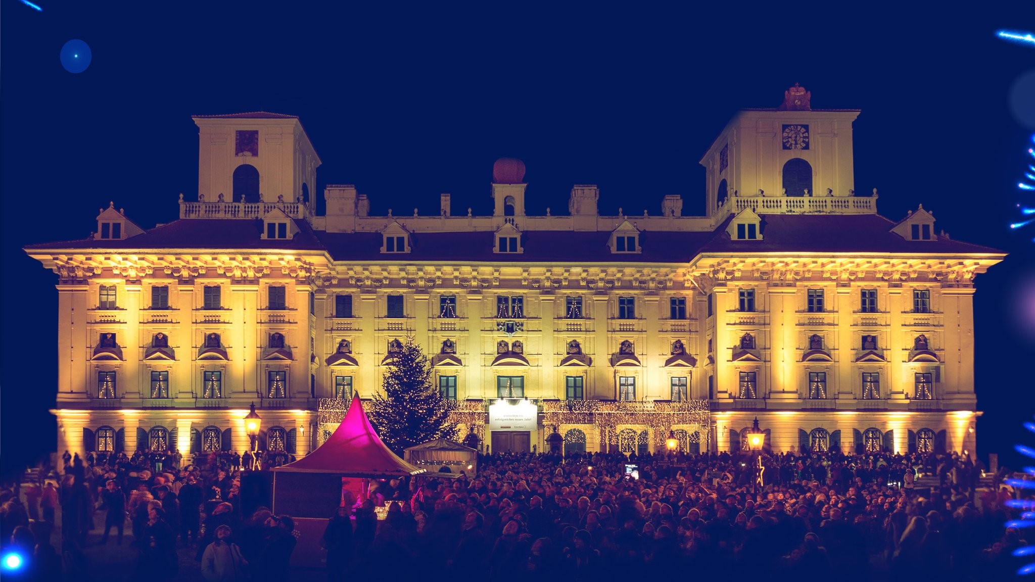 Silvester am Schlossplatz in Eisenstadt am 31. December 2024 @ Esterhazyplatz. Silvester am Schlossplatz in Eisenstadt am 31. December 2024 @ Esterhazyplatz.
