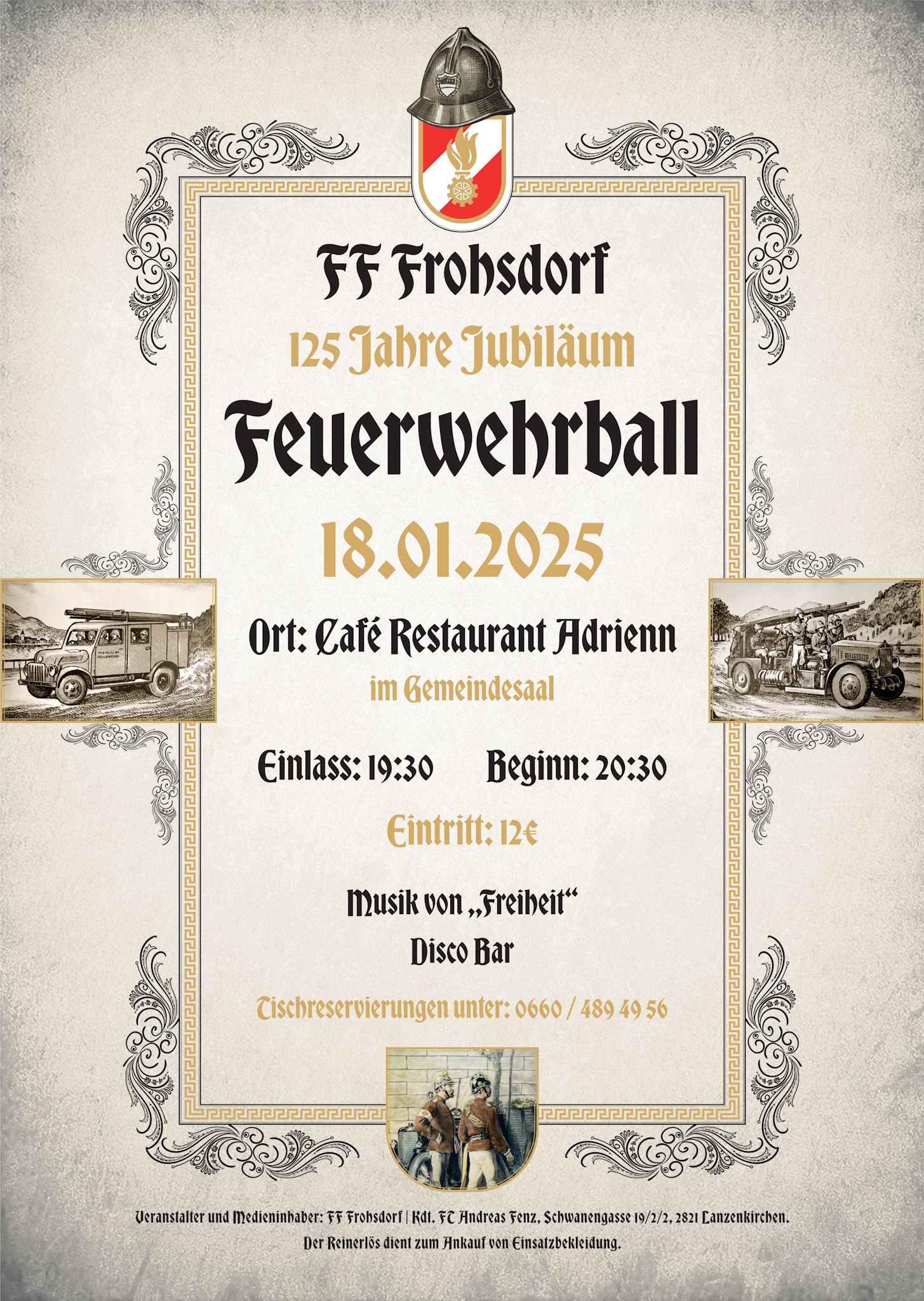 Ball der FF-Frohsdorf am 18. January 2025 @ .