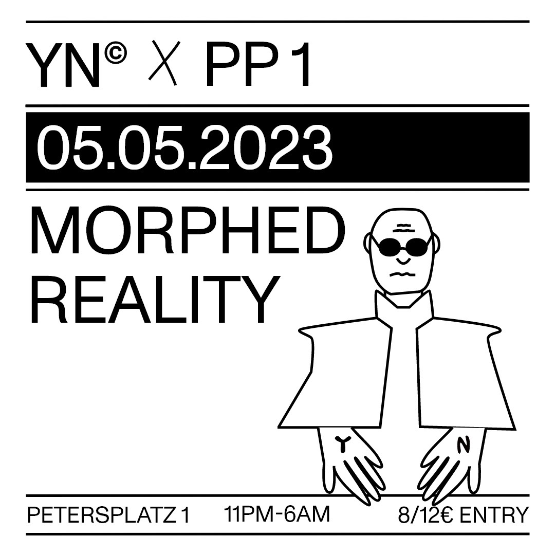 MORPHED REALITY am 5. May 2023 @ petersplatz.eins. MORPHED REALITY am 5. May 2023 @ petersplatz.eins.