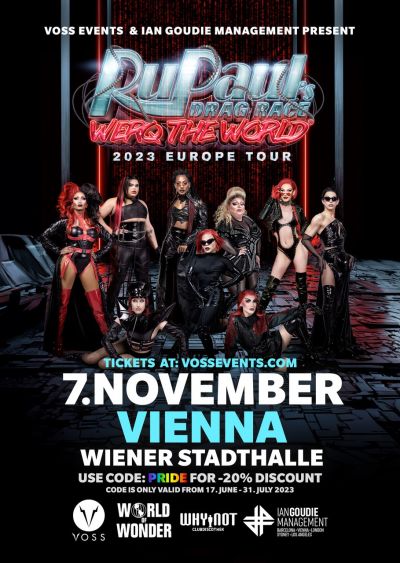 RuPaul's Drag Race am 7. November 2023 @ Wiener Stadthalle.