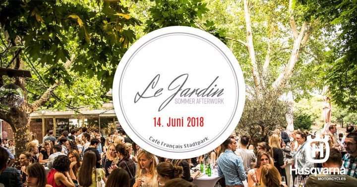 Le Jardin Sommer Afterwork am 14. June 2018 @ Café Français Stadtpark. Le Jardin Sommer Afterwork am 14. June 2018 @ Café Français Stadtpark.