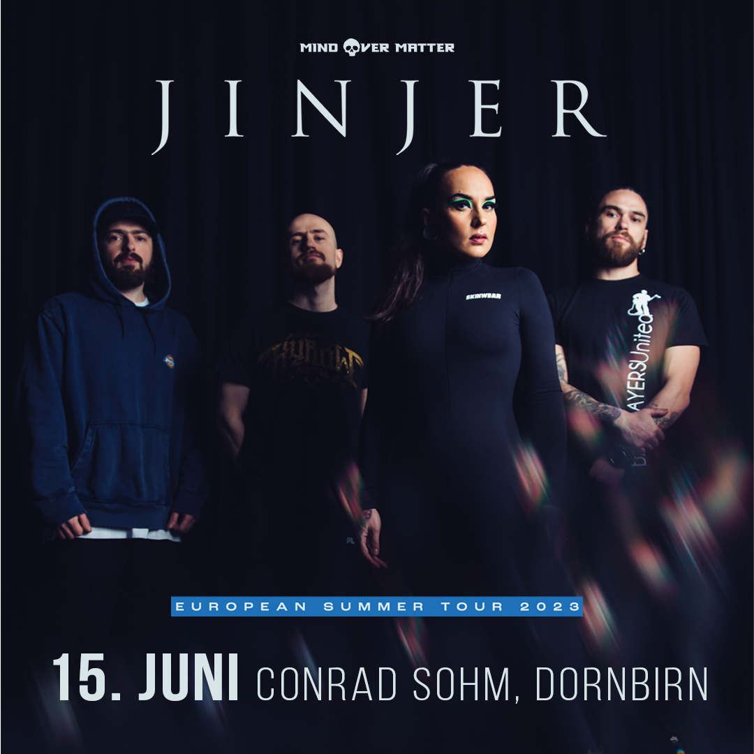 Jinjer am 15. June 2023 @ Conrad Sohm. Jinjer am 15. June 2023 @ Conrad Sohm.