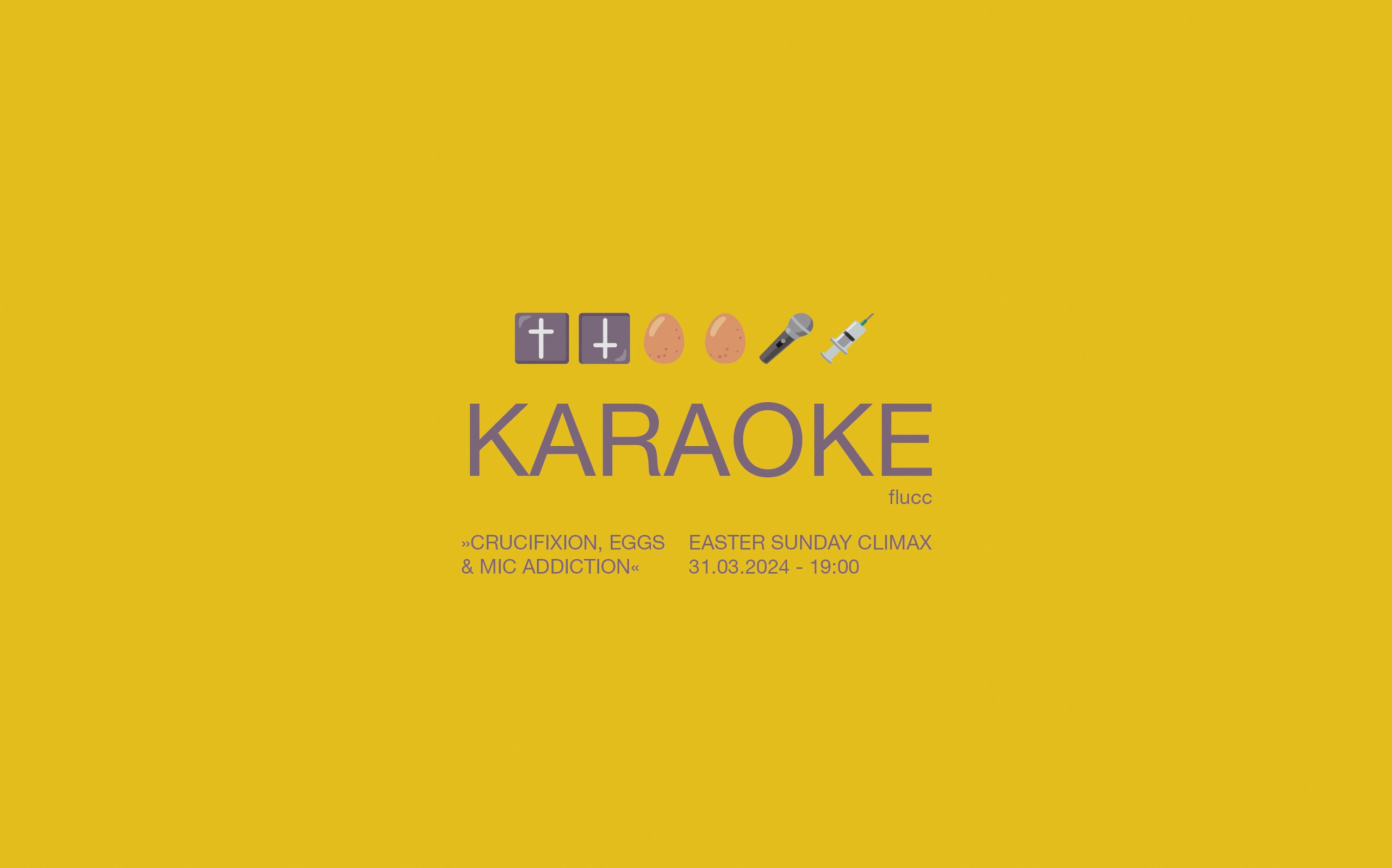 Karaoke FLUCC am 31. March 2024 @ Flucc.