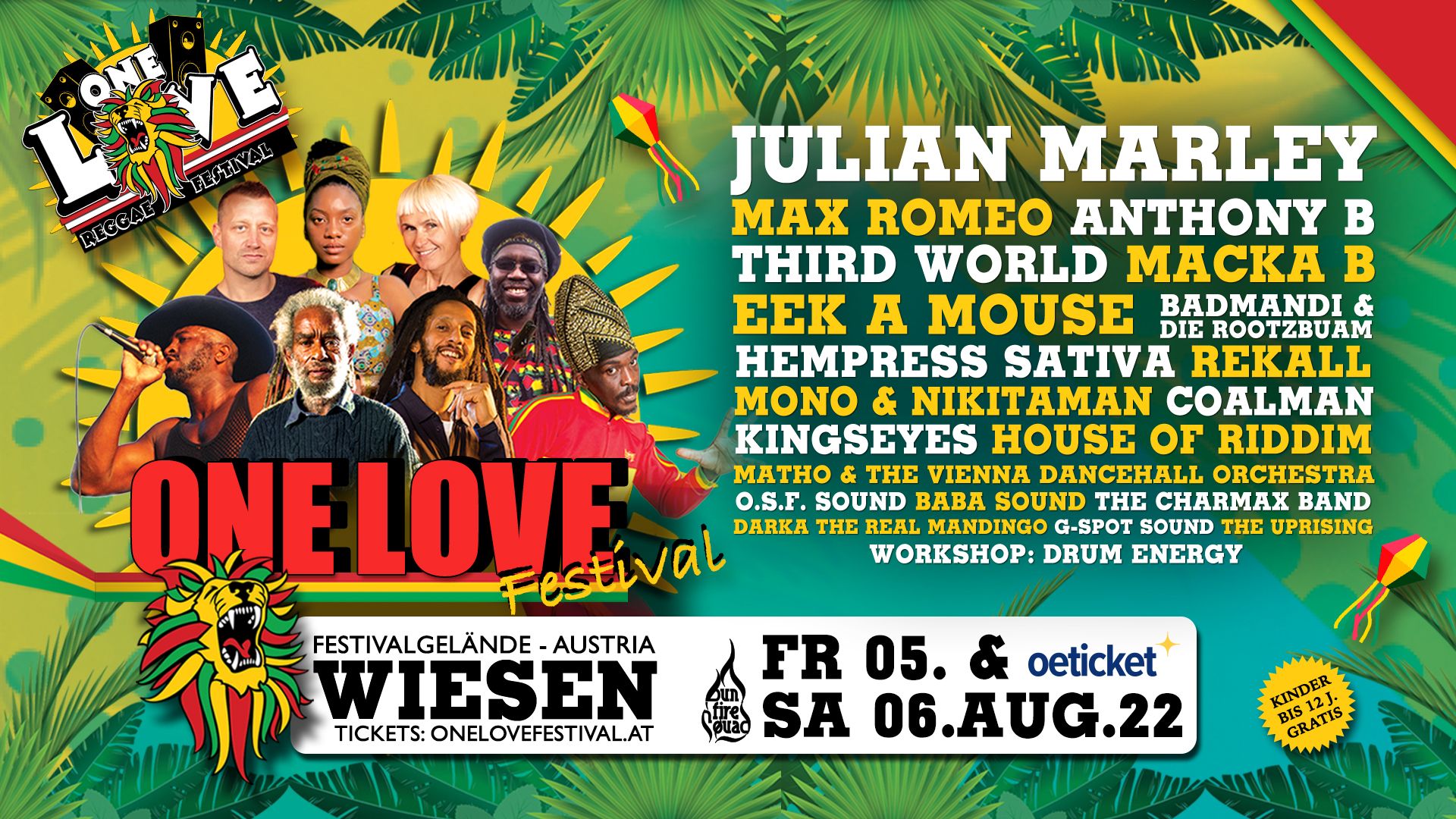 ONE LOVE FESTIVAL 2022 am 5. August 2022 @ Festivalgelände Wiesen.