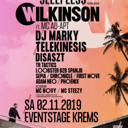 Mainframe Rec. Live! pres. Wilkinson & MC Ad-Apt – Sleepless Tour 2019