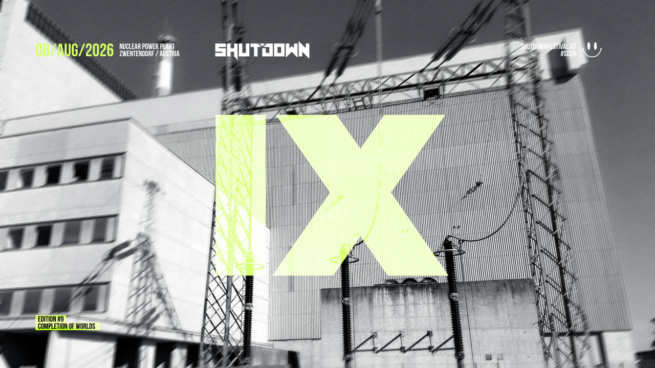 Shutdown Festival 2026 am 8. August 2026 @ AKW Zwentendorf.