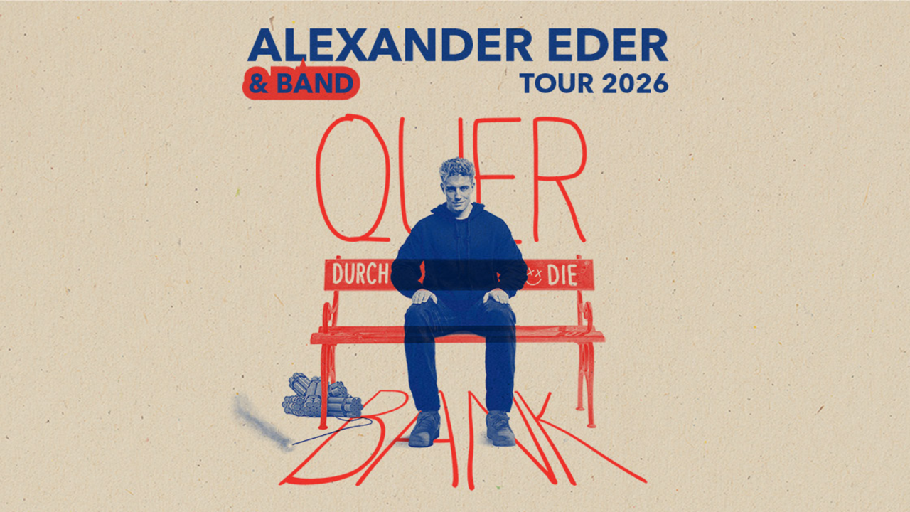 Alexander Eder & Band am 9. May 2026 @ Music Hall Innsbruck.