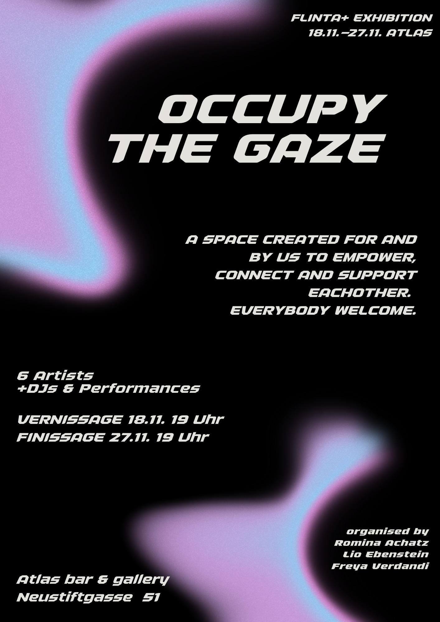 Occupy The Gaze am 18. November 2025 @ ATLAS.