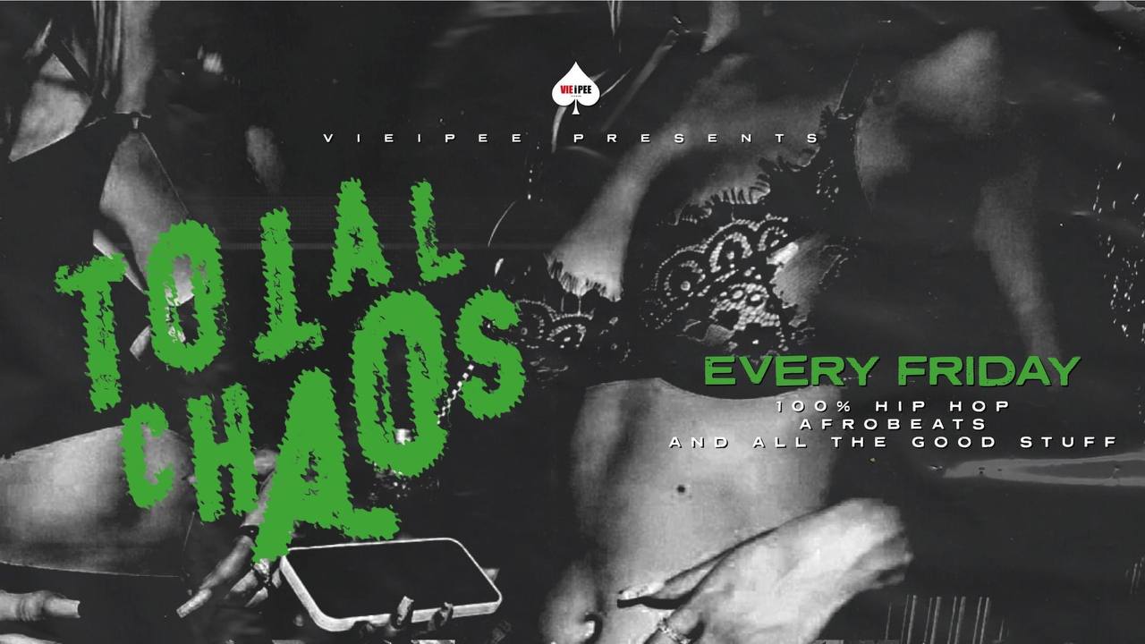 TOTAL CHAOS | 100% HipHop & all that am 28. April 2023 @ VIE i PEE. TOTAL CHAOS | 100% HipHop & all that am 28. April 2023 @ VIE i PEE.