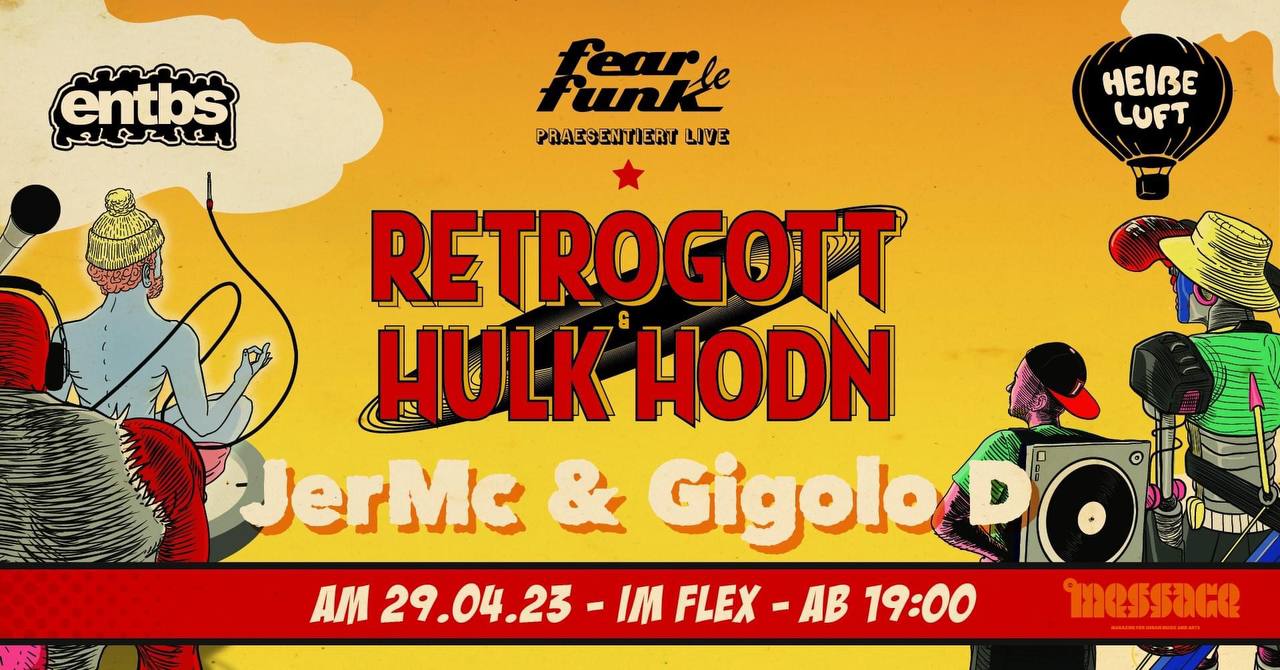Fearle Funk am 29. April 2023 @ Flex. Fearle Funk am 29. April 2023 @ Flex.