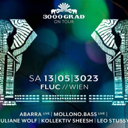 3000Grad on Tour im Freudentaumel mit Mollono.Bass LIVE, Juliane Wolf & Abarra LIVE