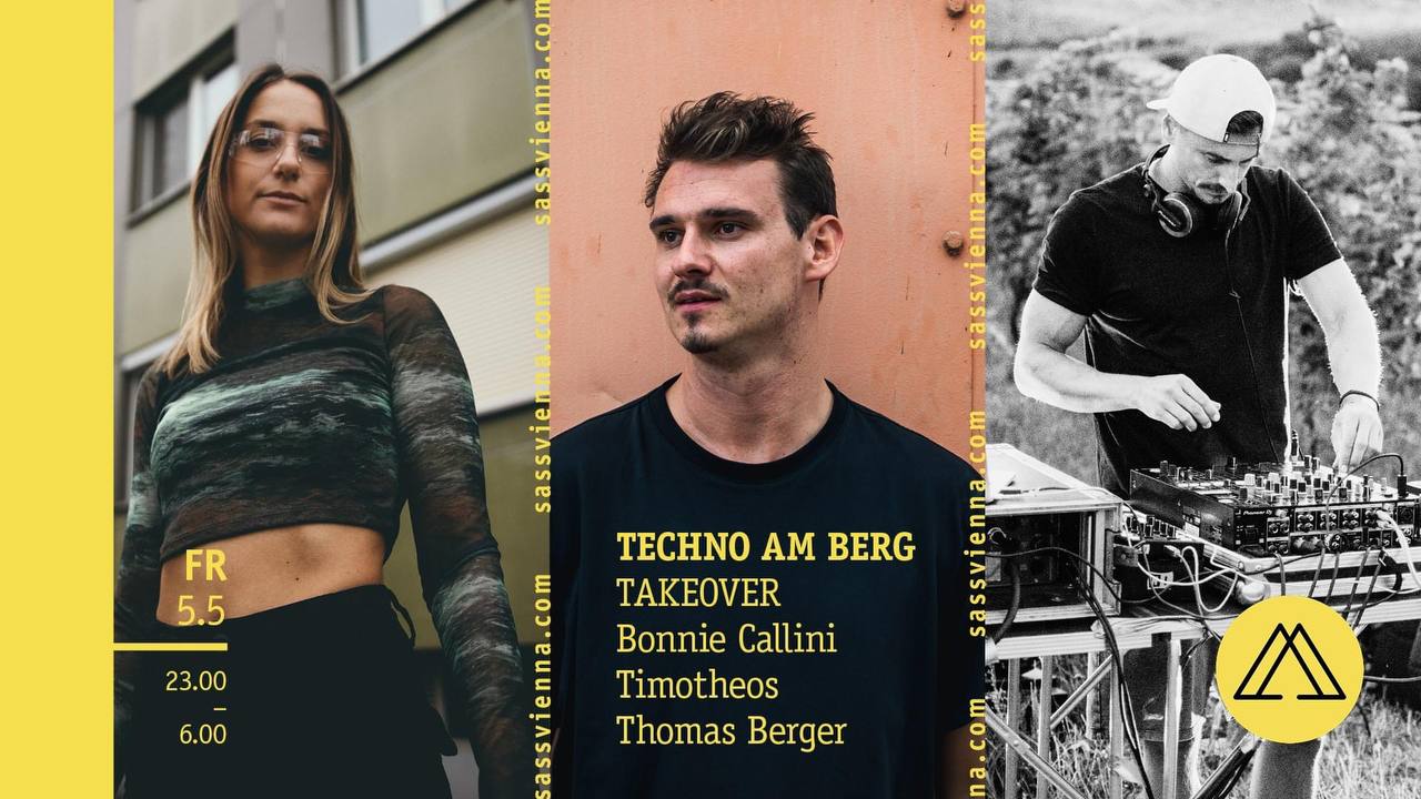 TAKEOVER w/ Techno am Berg am 5. May 2023 @ SASS Music Club. TAKEOVER w/ Techno am Berg am 5. May 2023 @ SASS Music Club.