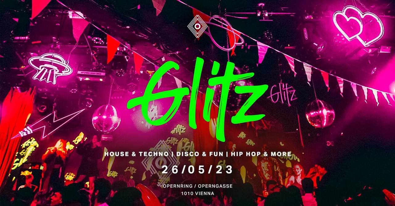 Glitz - Space Invaders have landed 4t am 26. May 2023 @ O - Der Klub. Glitz - Space Invaders have landed 4t am 26. May 2023 @ O - Der Klub.