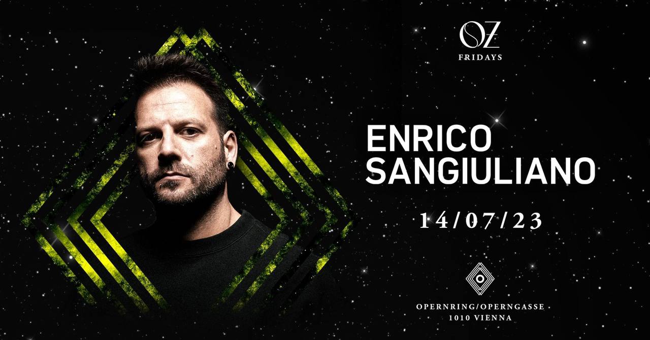 OZ w/ Enrico Sangiuliano am 14. July 2023 @ O - Der Klub. OZ w/ Enrico Sangiuliano am 14. July 2023 @ O - Der Klub.